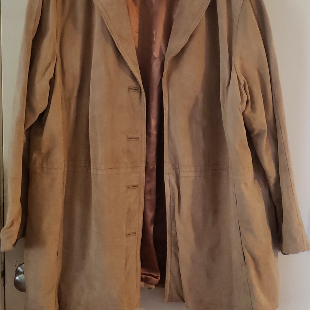 Venezia leather coat